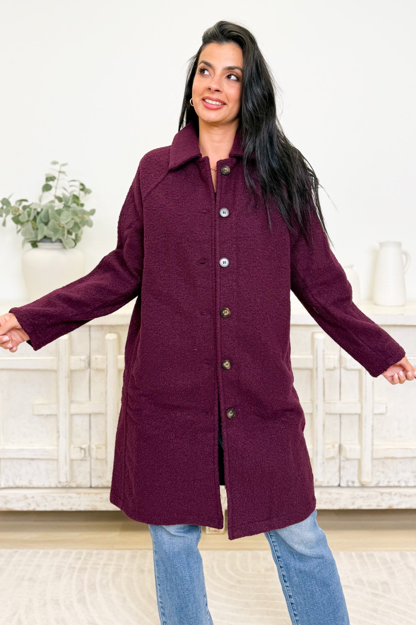 Source Of Love Coat - 2 Colors!