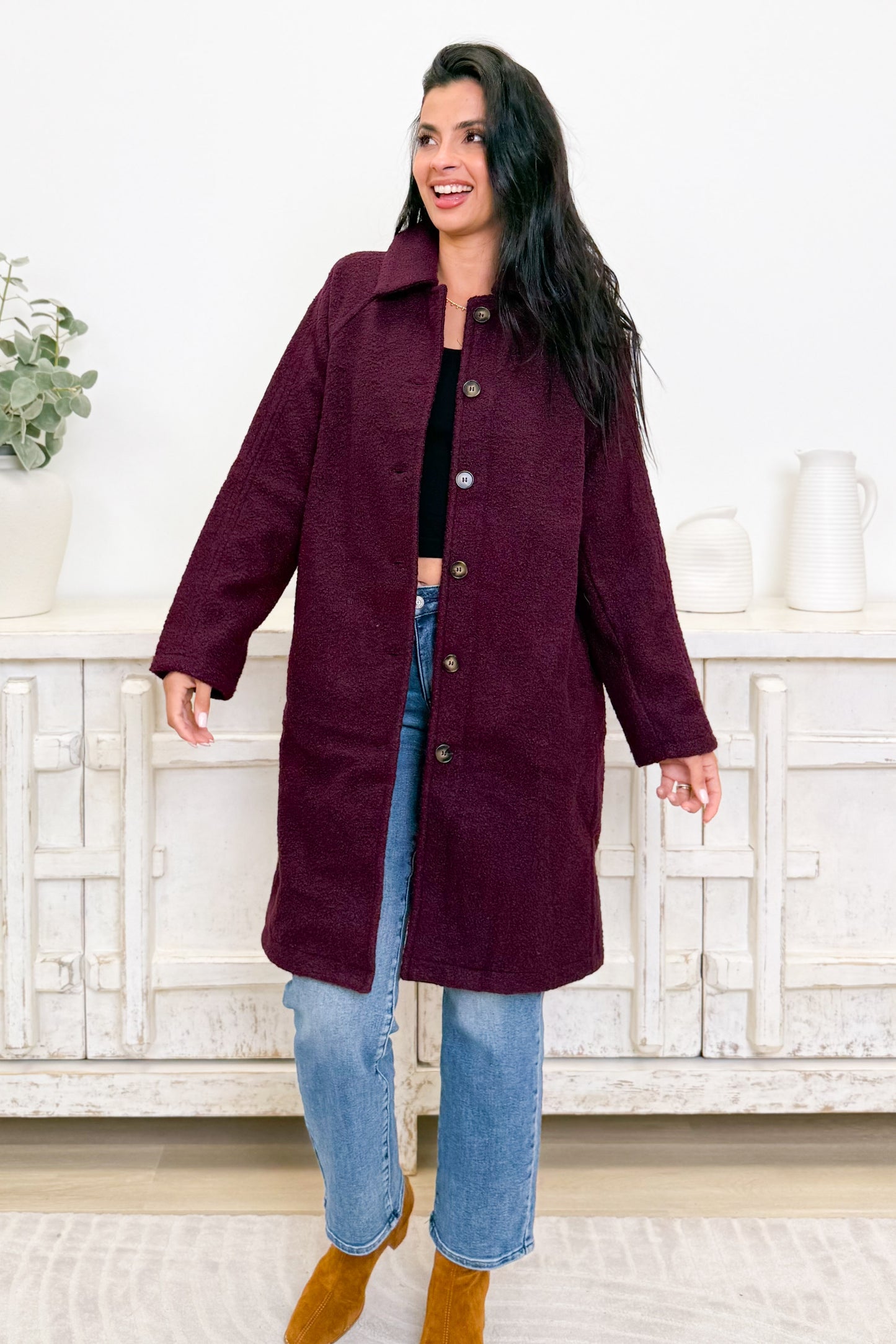 Source Of Love Coat - 2 Colors!