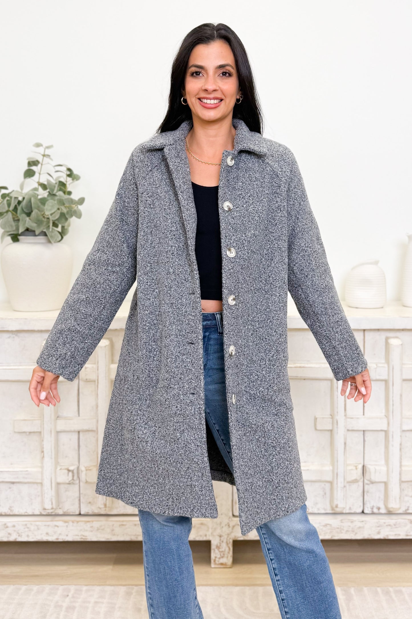 Source Of Love Coat - 2 Colors!