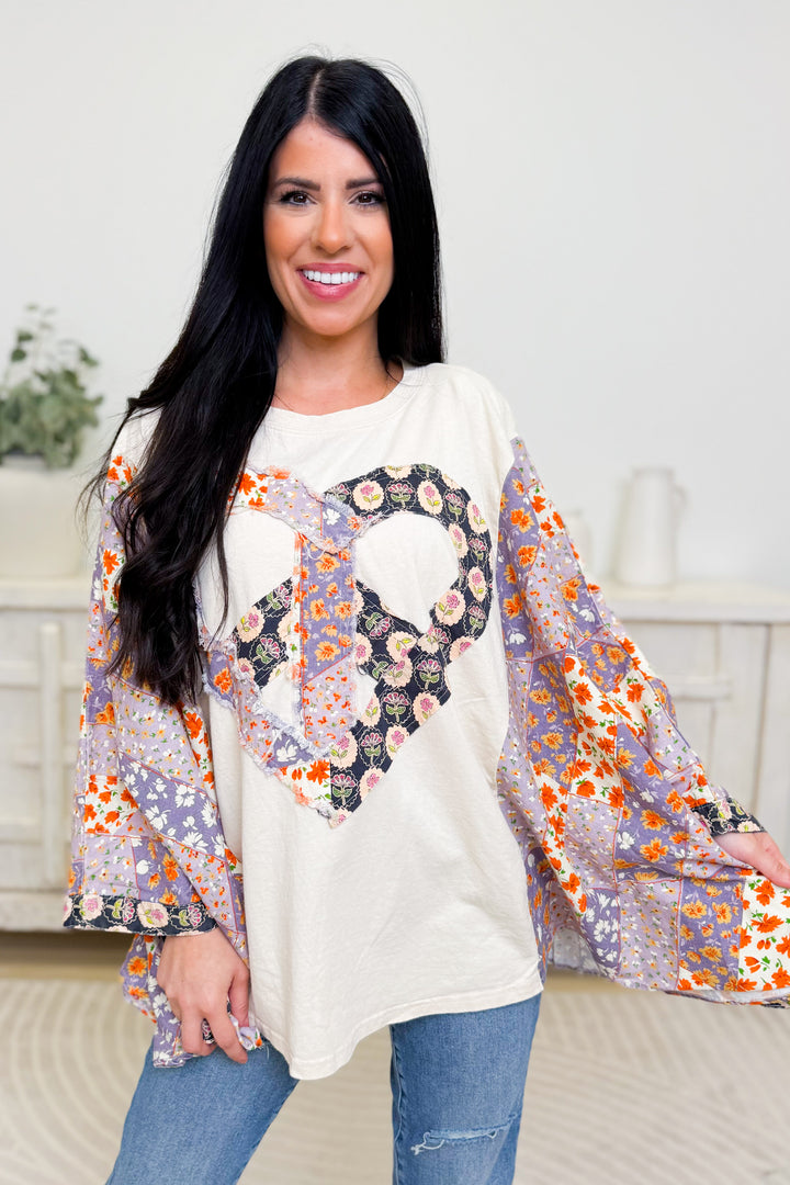 A Heart At Peace Poncho Top