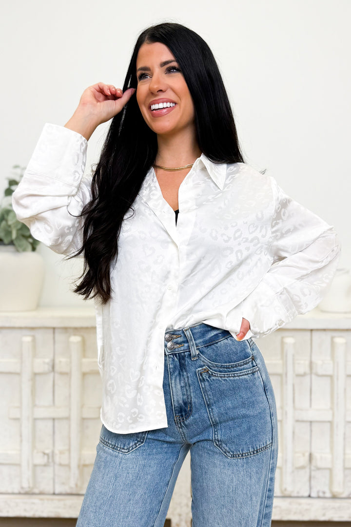 Here's To A Great Night Button Down Top