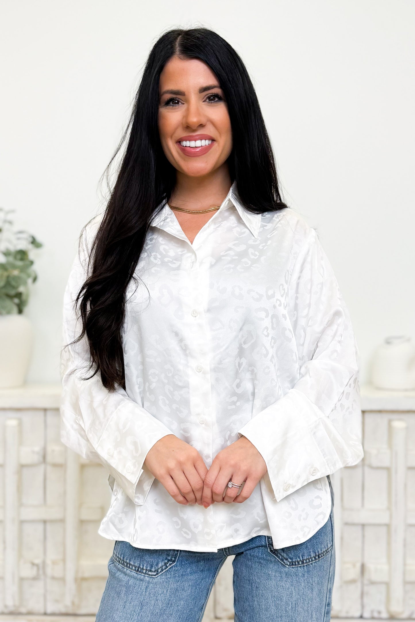 Here's To A Great Night Button Down Top