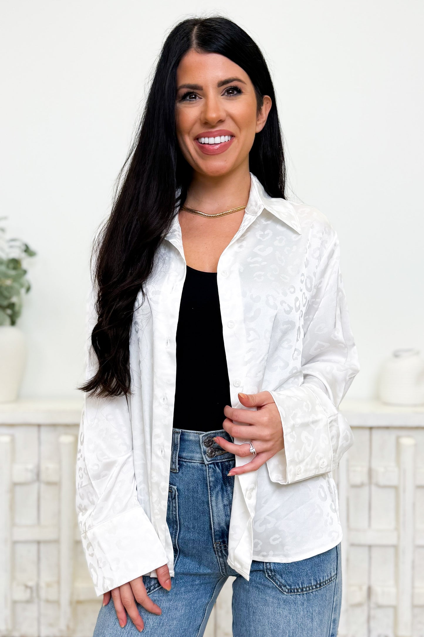 Here's To A Great Night Button Down Top