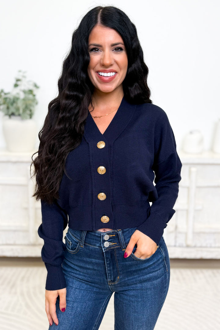 Gold Cheers Cardigan - 2 Colors!