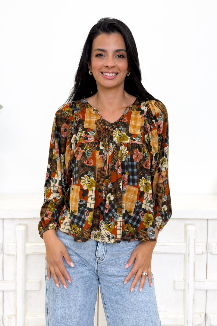 Bloom Haven Floral Top - 2 Colors!