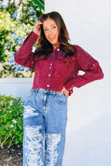 Spark & Spice Rhinestone Jacket