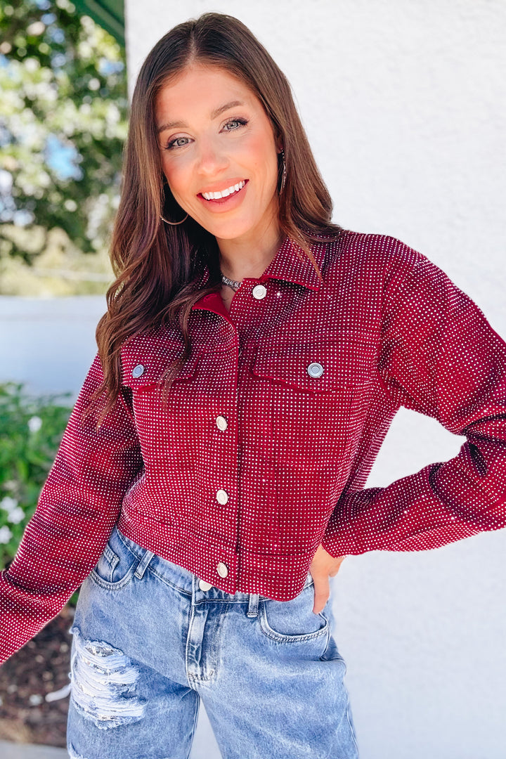 Spark & Spice Rhinestone Jacket
