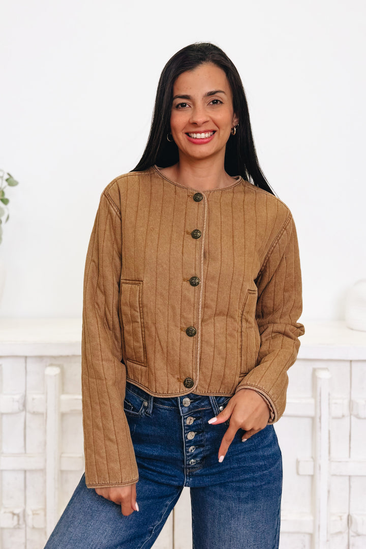 Gonna Be Alright Quilted Jacket