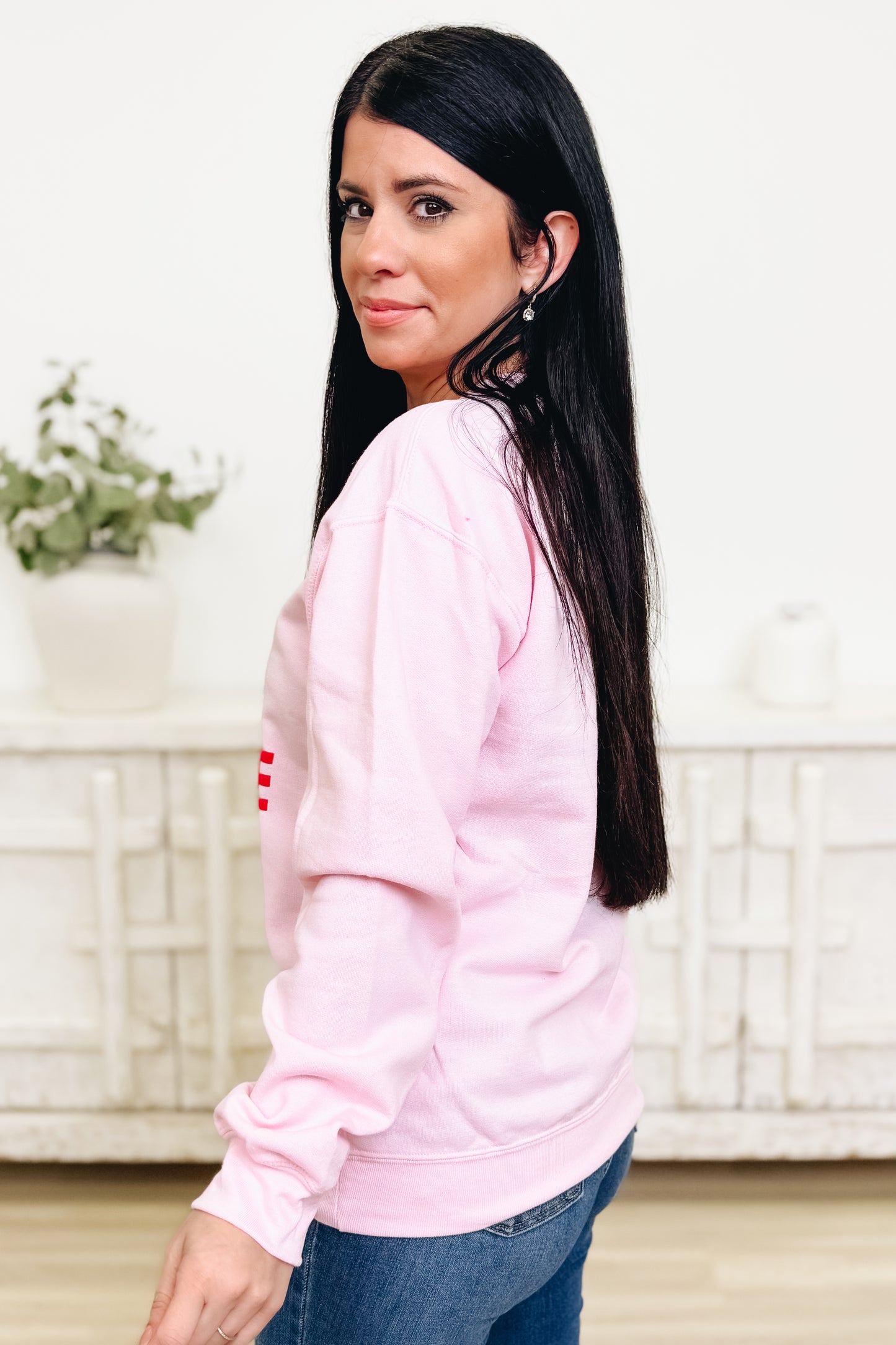 My Dog Is My Valentine Graphic Sweatshirt