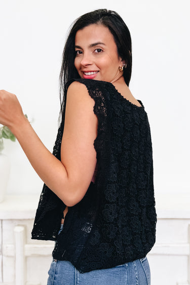 Glam Girl Lace Top - 2 Colors!