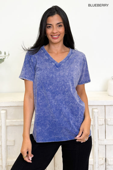 Basic Washed Top - 16 Colors!