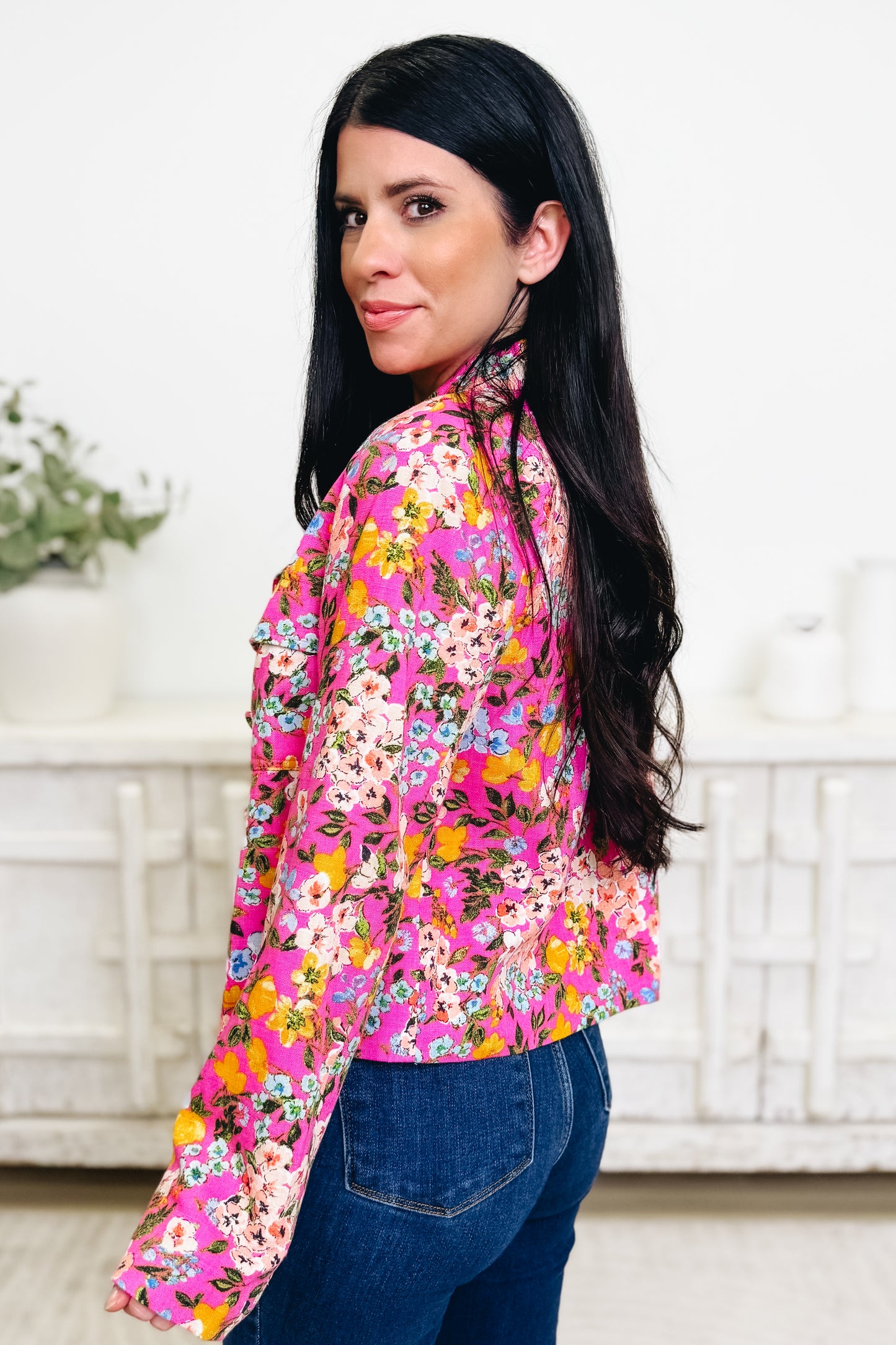 In A Moment Like This Floral Blazer