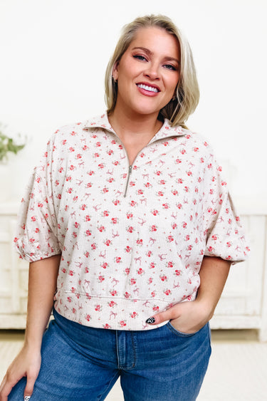 In The Air Floral Top