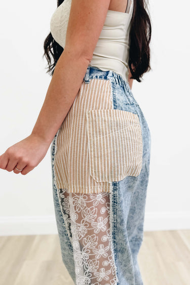 In The Patch Barrel Pants - Denim