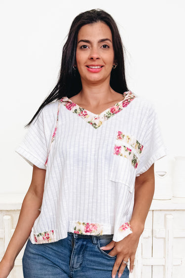 Glad You Came Floral Hooded Top - 3 Colors!