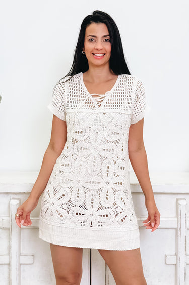 Heavenly Blooms Crochet Dress