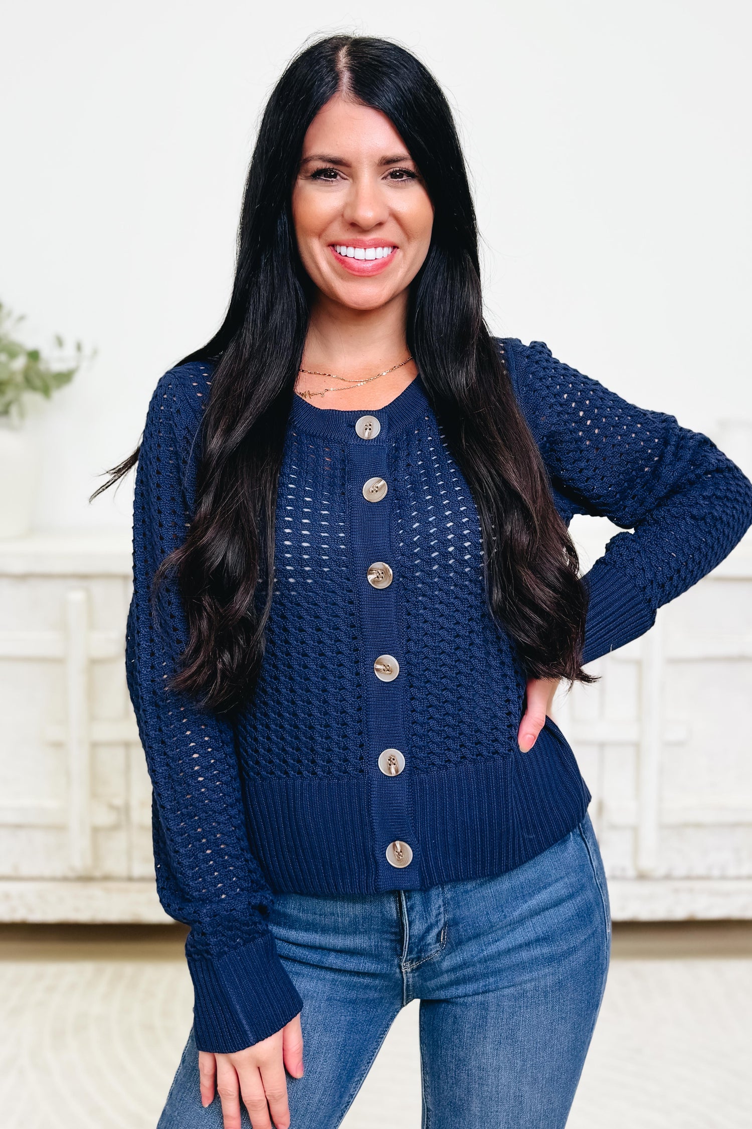 Buttoned & Poised Cardigan - 2 Colors!