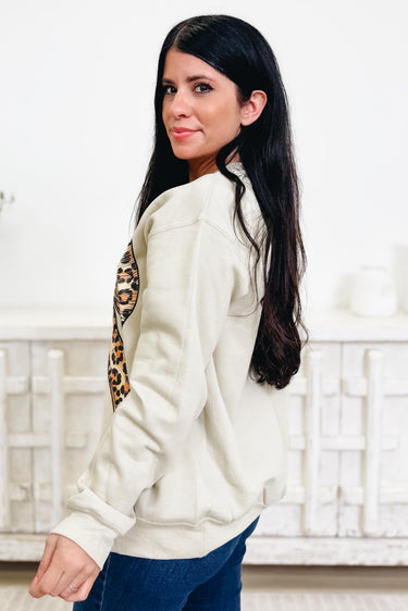 Spotted Sweetheart Leopard Graphic Cardigan