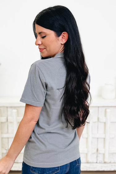 Skully Rhinestone Graphic Tee