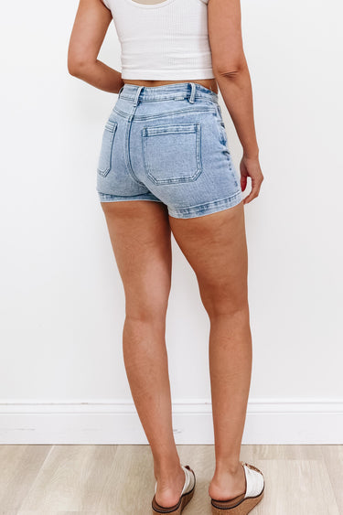 Sweet Thang By Risen - Denim Shorts - Light