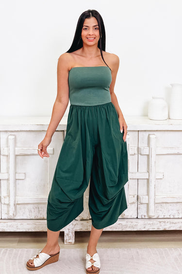 You Made It Strapless Jumpsuit - 2 Colors!