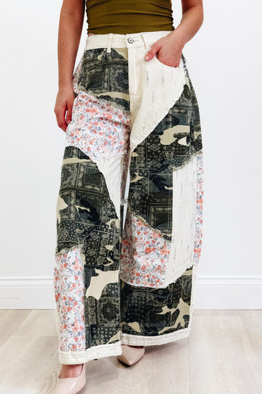 Mix Match Camo Pants - Camo Multi
