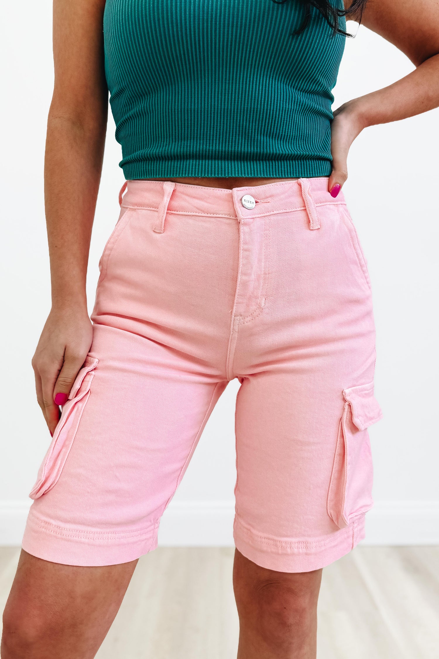 Pink Drink By Risen - Bermuda Cargo Shorts