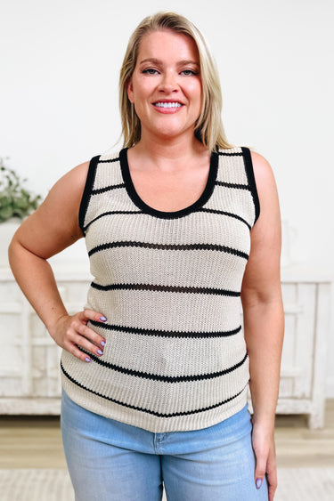 Scoop To Go Stripe Tank Top