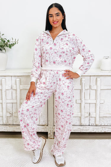 Sweetheart Floral Pants Set