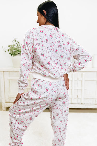 Sweetheart Floral Pants Set