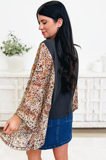 Cowboy Up Leopard Top - 2 Colors!