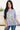 What's The Catch 13 Top - Slate Blue