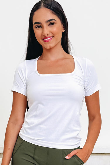 Like A Glove Scoop Neck Short Sleeve Top - 6 Colors!
