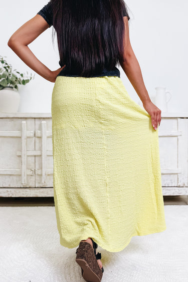 Honolulu Breeze Maxi Skirt - Yellow