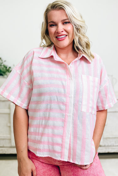 Two Ways About It Button Down Top