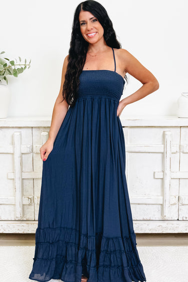 Wine & Dine Halter Dress - 3 Colors!