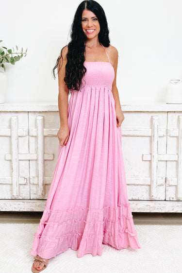 Wine & Dine Halter Dress - 3 Colors!