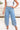 Polka Party Barrel Pants - Light Denim