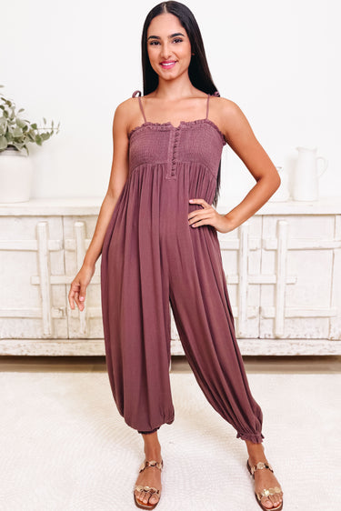 I Got Ties Jumpsuit - 2 Colors!