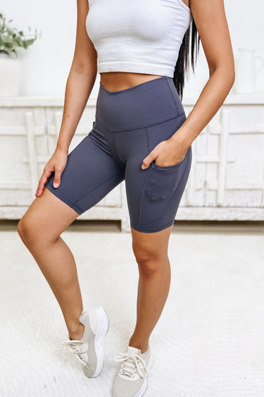 Seize The Day Pocket Biker Shorts - 6 Colors!