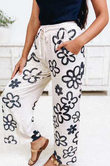 Doodle Me Daisies Pants