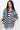 Split Decision Checker Stripe Top