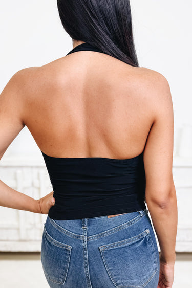 Khloe Chain Halter Top - 5 Colors!