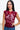 Seeing You Flocked Mesh Top