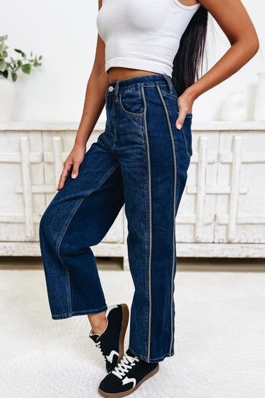 Keep It Sleek By Saige Denim - Barrel Jeans