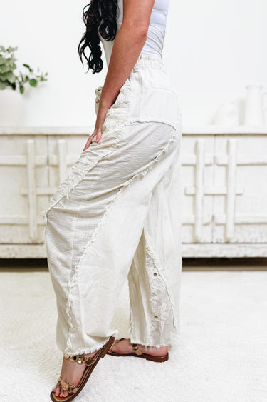 Crystal Clear Pants - Oatmilk