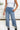 Sleek & Repeat By Zenana - Wide Leg Pintuck Jeans - Light
