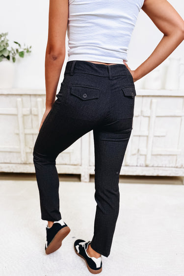Business Talk Skinny Trouser Pants - 2 Colors!