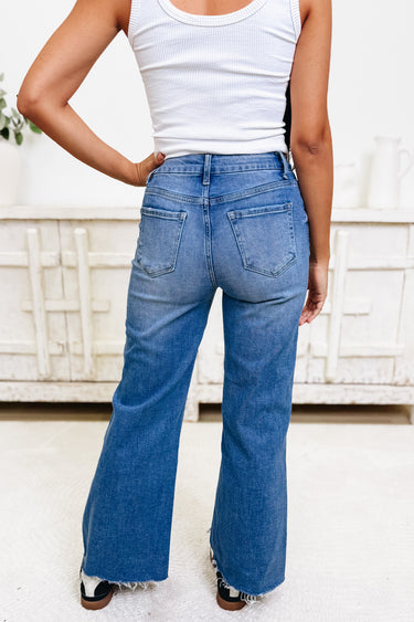 In Your Feels By Zenana - Flare Jeans - Medium