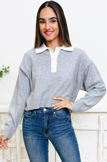 Trading Places Sweater Top - 2 Colors!